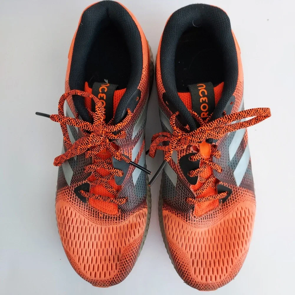 Adidas Men's Aerobounce‎ ST Running Shoes Mens 7 Neon Orange Black Trainers